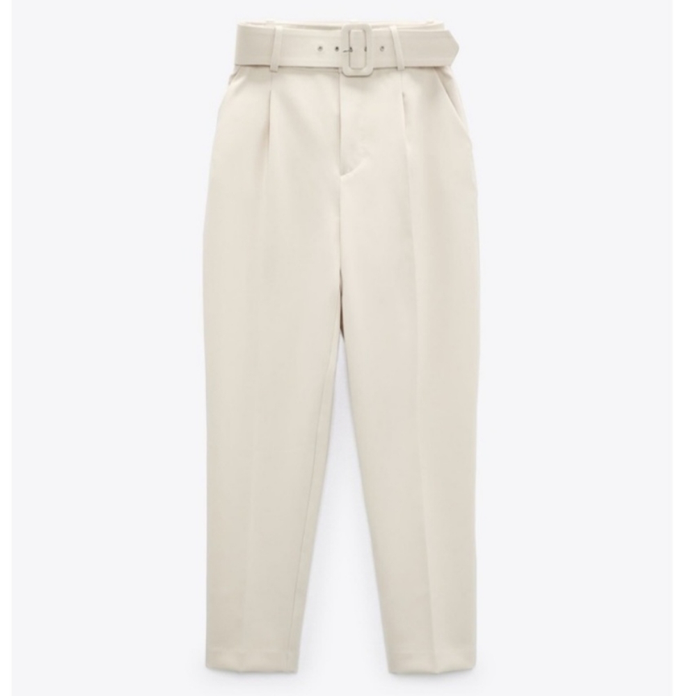 Zara cream beige pant color